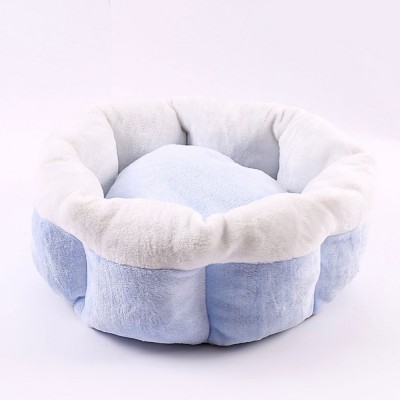 Innovative Soft Design Round Waterproof Dog Cat Pet Bed Heating